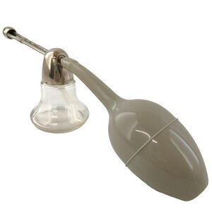 VTG DeVilbiss No 15 Perfume Atomizer Glass Bell Bottle Rubber Bulb Vanity Decor